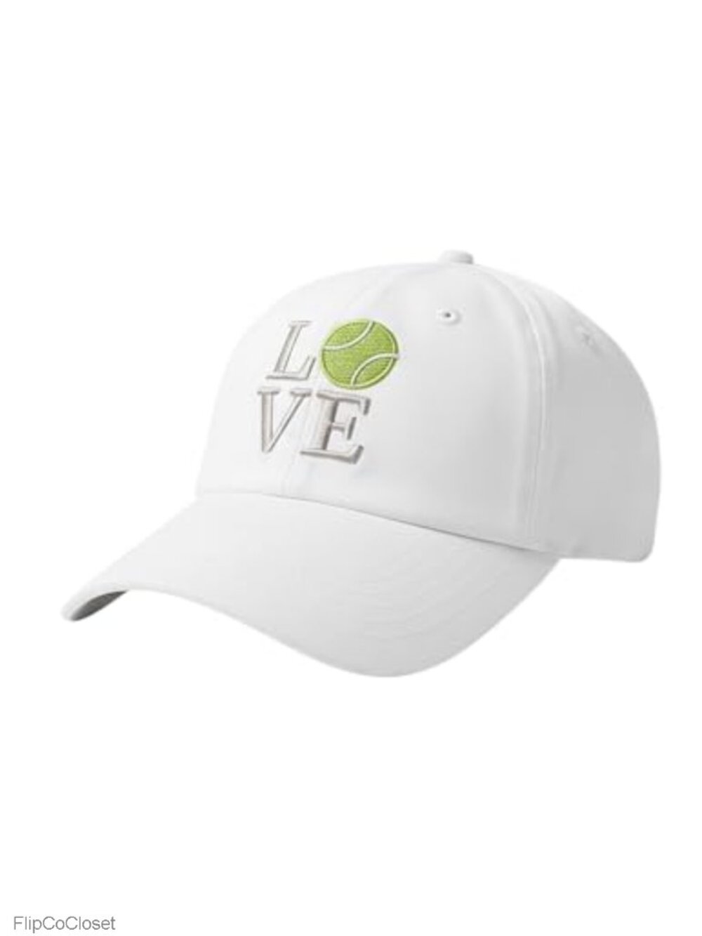 Adjustable Tennis Embroidered Baseball Cap for Men and Women, 100% Cotton